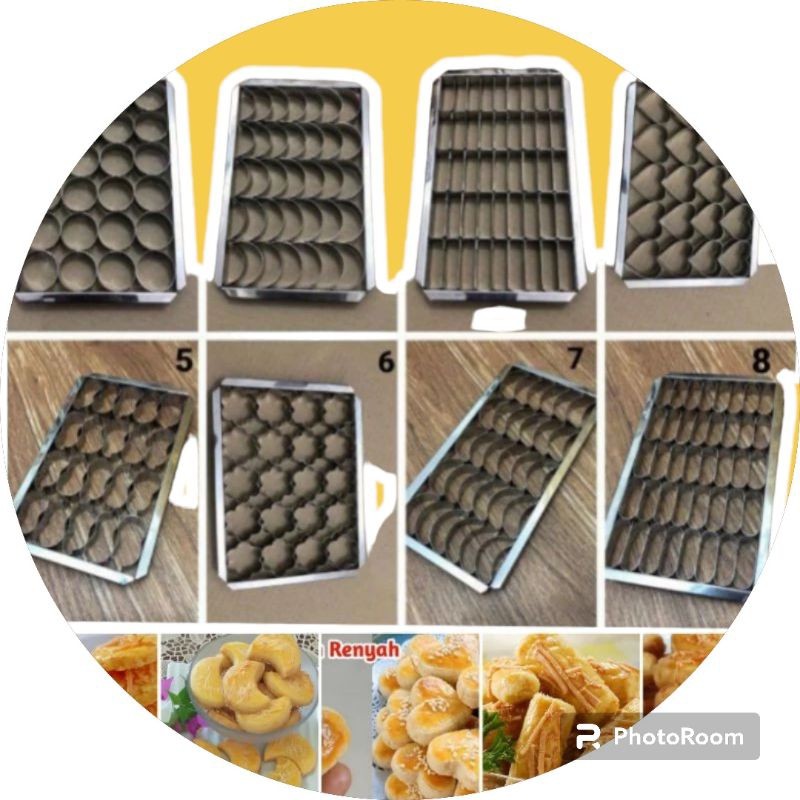 cetakan kue kering kastenggel / cetakan kue putri salju / cetakan kue kering lebaran