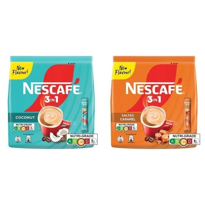 

NESCAFE 3 in 1 Instant Coffee - Salted Caramel & Coconut - asal Singapore