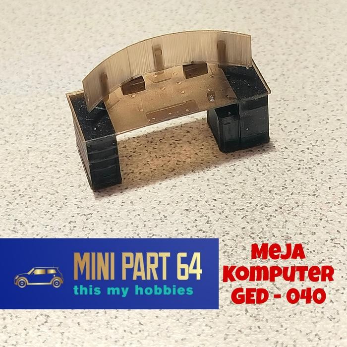 Diorama Diecast Meja Komputer GED-040 Miniatur Skala 64