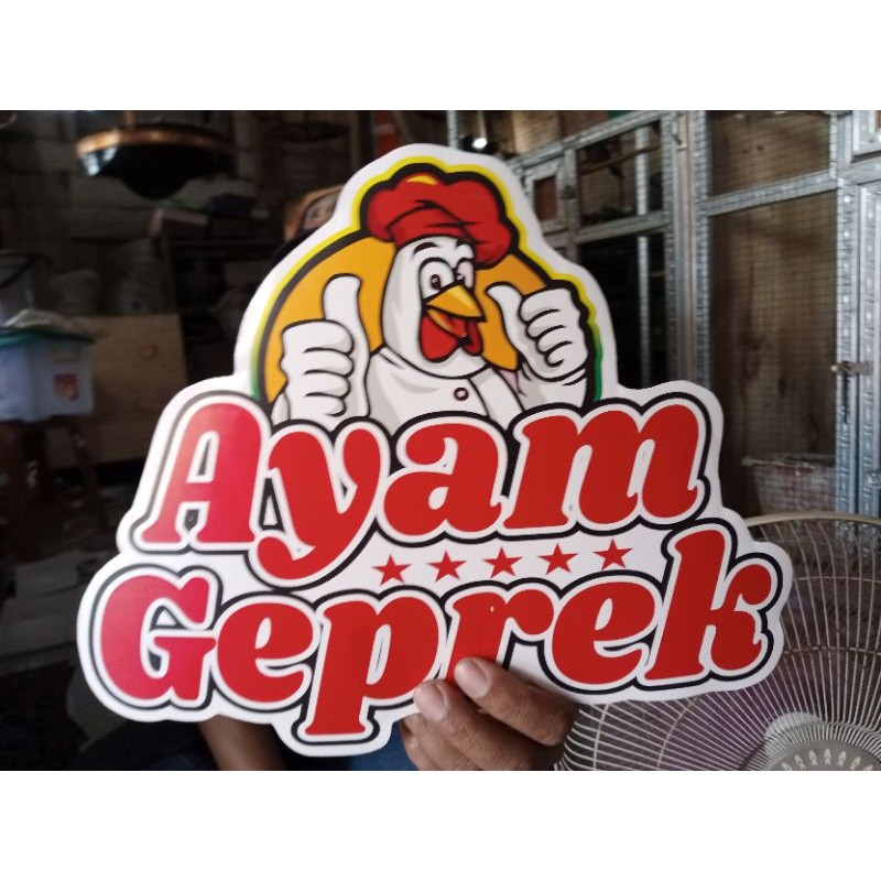 

Stiker Gerobak Stiker Kaca Etalase Stiker Nama Toko Nama Usaha Stiker Tulisan Ayam Geprek Full Colour