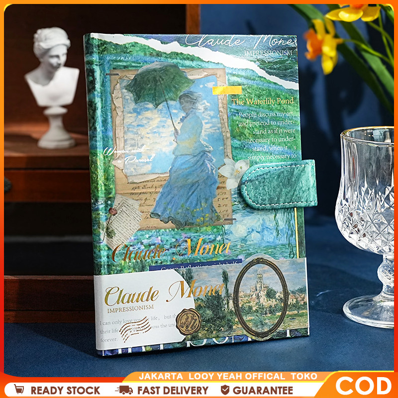 

Full Color Buku Diary Hardcover Notebook Buku Diary Warna-Warni Aesthetic Motif Floral Sekolah Buku Harian