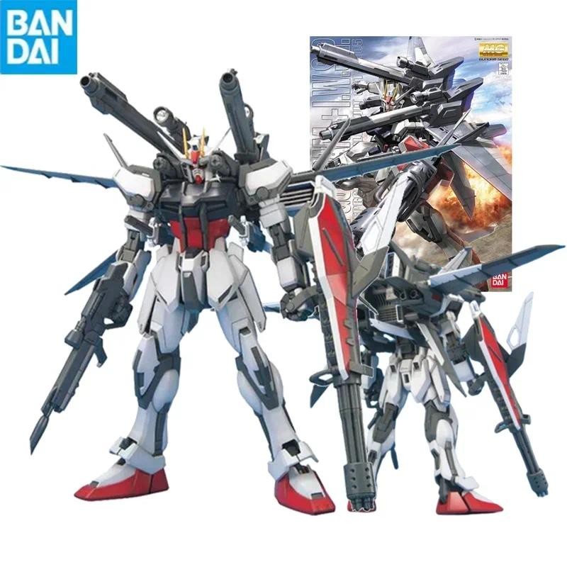Bandai Gunpla Mg 1/100 Gat-X105 Strike Gundam Iwsp Assembly Model Collectible Anime Robot Kits Toys 