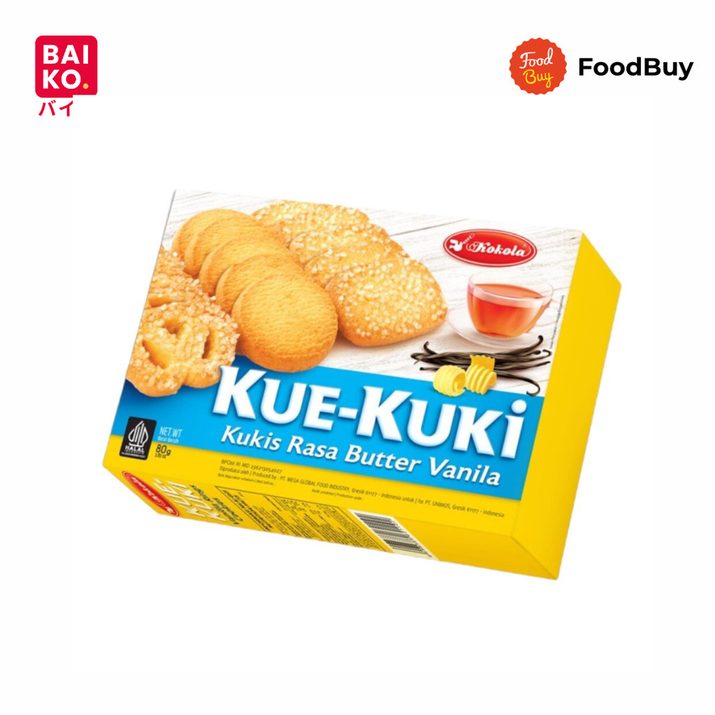 

Kokola Kue Kuki Rasa Mentega Vanila 80gr