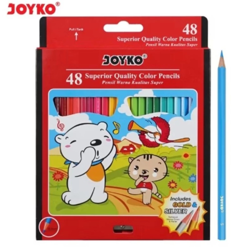 

Pensil gambar Joyko 48 Warna CP-48PB