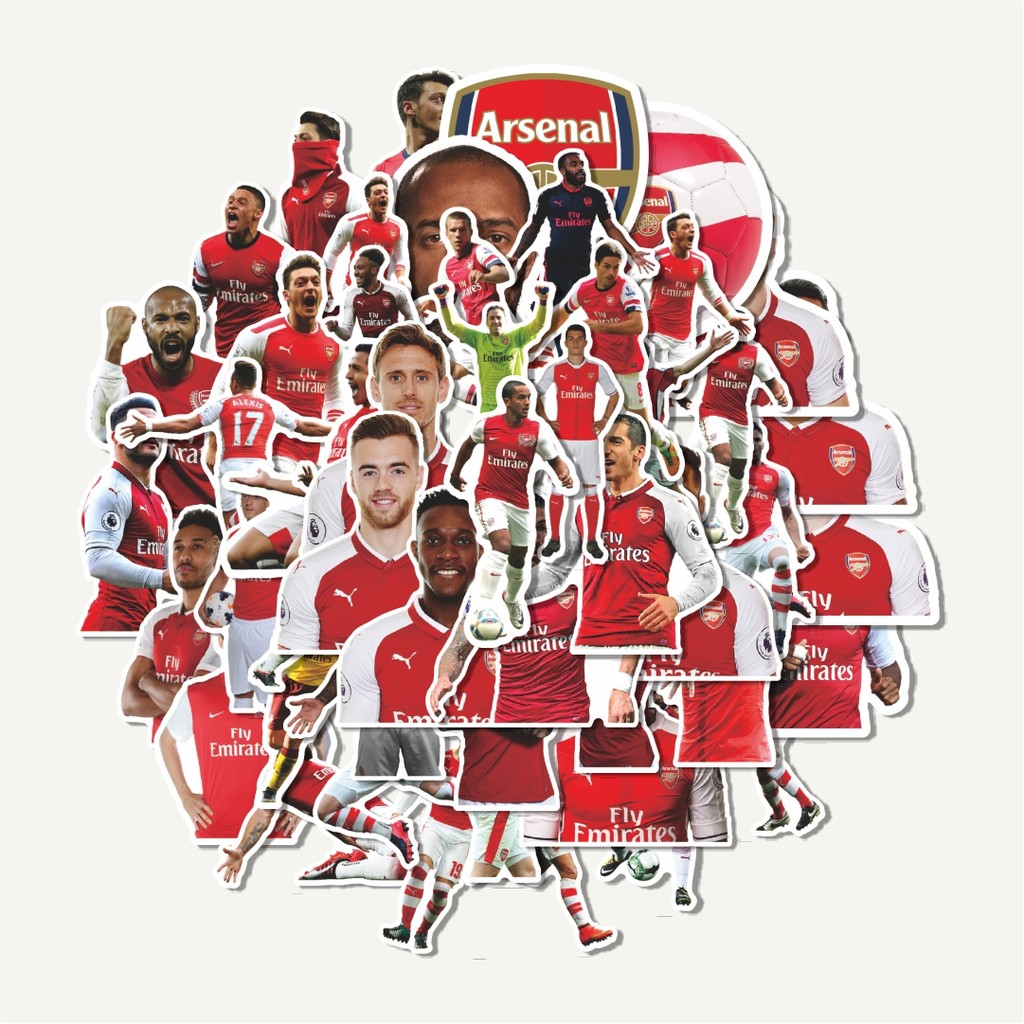 

Sticker Pack Stiker Football Series Arsenal | Sticker TUMBLR | Stiker LAPTOP KOPER HELM