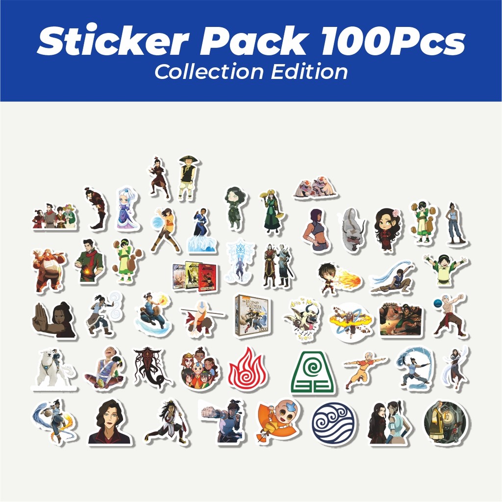 

Hot Stiker Nickelodeon Series Avatar Bender Character Mix 6 Lucu Anti Air Stikers Berperekat Waterproof Sticker Decal Buat Motor Helm Buku Journal Koper Casing HP Laptop Botol Minum