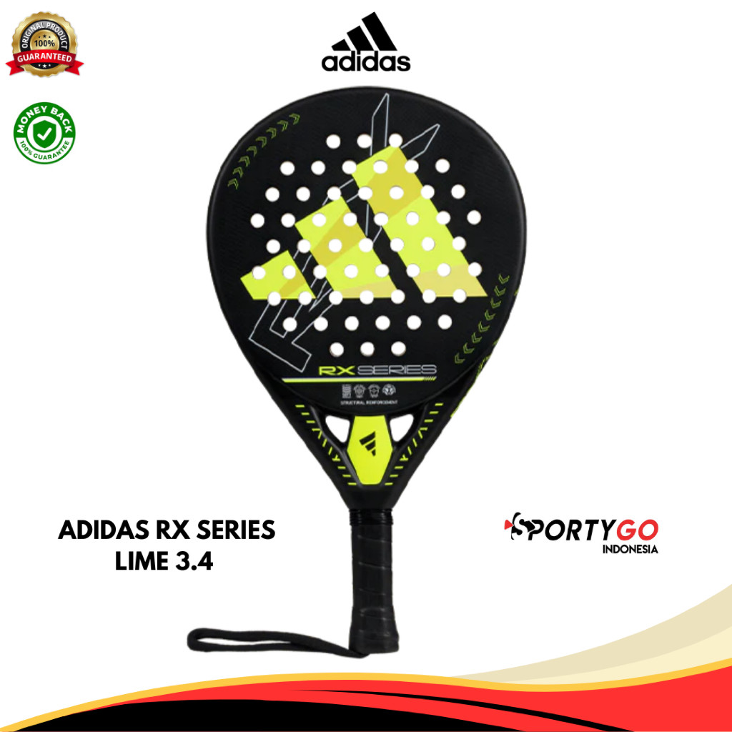 Terlaris Padel Racket ADIDAS RX SERIES LIME 3.4 2025 | Raket Padel Adidas