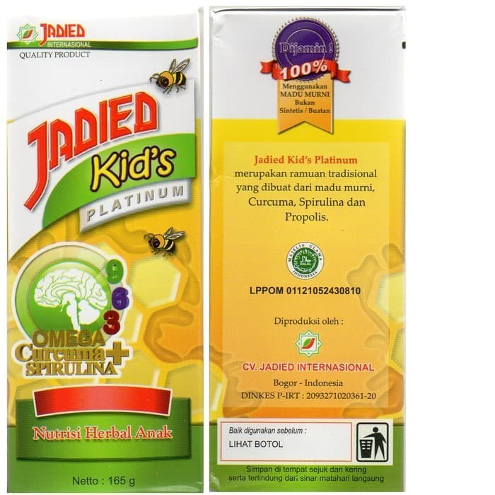 

Madu Jadied Kids Madu Anak meningkatkan imunitas anak