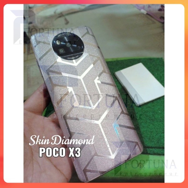 [ FORTUNA ] COD POCO X3 /X3 PRO, SKIN Garskin motif DIAMOND /Anti Jamur