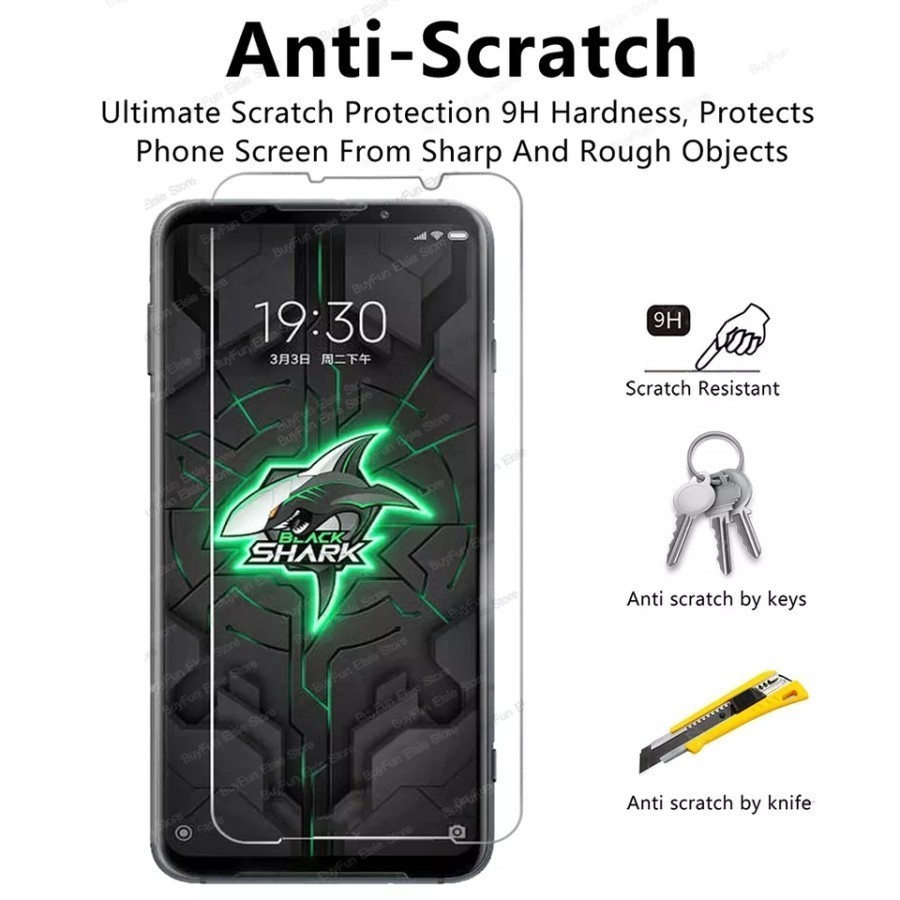 TEMPERED GLASS XIAOMI BLACKSHARK 3 3 Pro CLEAR HIGH QUALITY