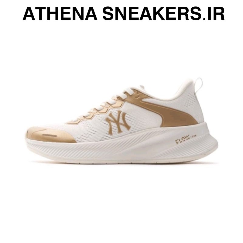 Sepatu MLB Athflow NY Yankees White Gold BNIB Original