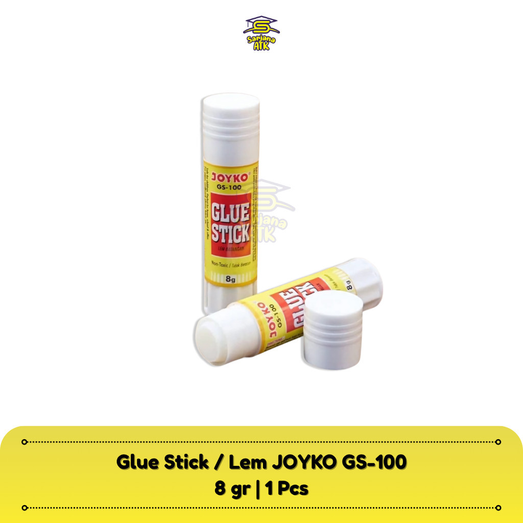 

Glue Stick / Lem Batang Pen / Lem Stik Kertas Joyko GS-100 / 8 gram