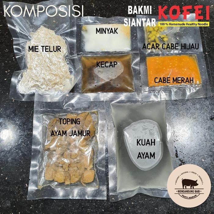 

BUY 10 FREE 1 Paket Bakmi Ayam Jamur Kofei Frozen NON-HALAL