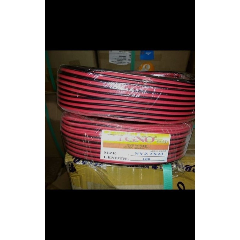 Kabel Listrik Serabut NYZ  2 x 23 x 100 yard