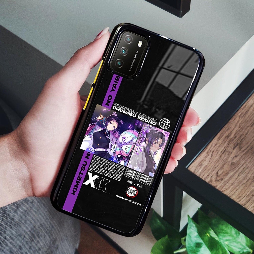 Case Glossy Kilau Xiaomi Poco M3 | Casing Hp Xiaomi | Pelindung Smartphone | Motif Anime Girl