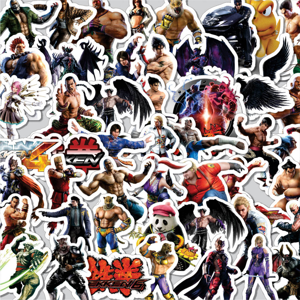 

Stiker Cutting Pack Stiker Game Series Tekken Character Mix 1 Isi 100Pcs Series Aesthetic Lucu Keren Untuk Koper Bahan Vynil