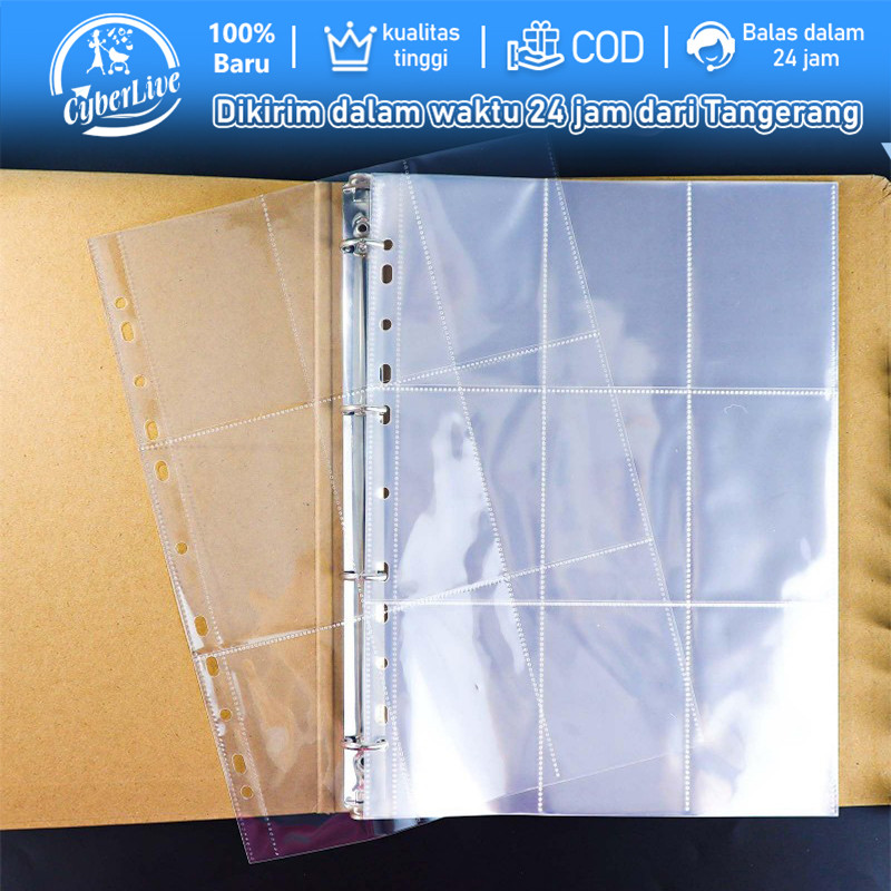 

10pcs Sleeve Photocard A4 9p Sheet Protector Pp Pocket Folio A4 Card Collection Album Pages