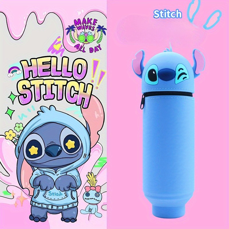 

[ COD✅ ] Tempat pena silikon Disney Stitch yang dapat ditarik, kotak finishing desktop yang lucu, ringan dan portabel yang belum selesai, ideal untuk penyimpanan alat tulis kantor dan studi, hadiah sempurna untuk Natal, ulang tahun, dan Tahun Baru
