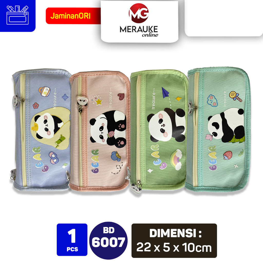 

KINHSHION Tempat Pensil / Pencil Case Bear Kain BD 6007