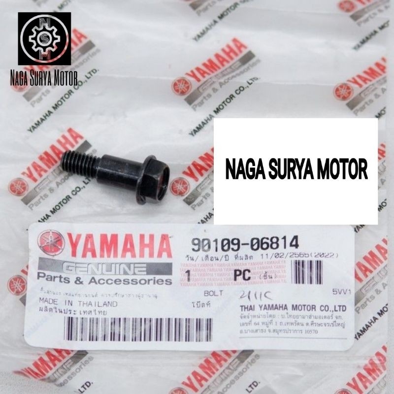 Baut handle rem kiri Xride 115 90109-06814 ORI YGP