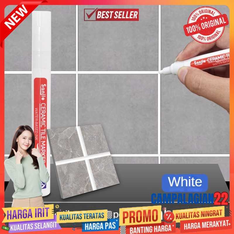 

Sanjie Tile Grout Marker Reform Wall Seam Pen Spidol Nat Keramik - S-138