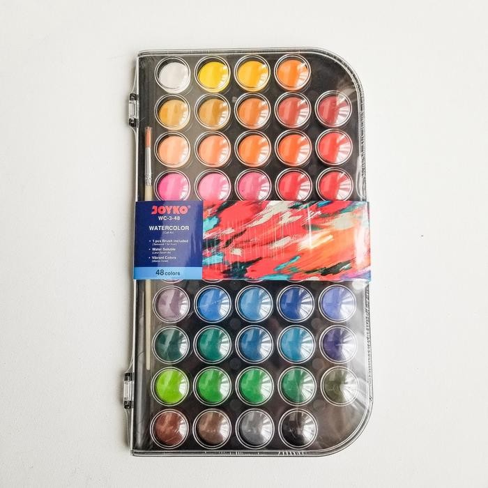 

Joyko Watercolor Block 16/28/36/48 Warna WC-3 / Cat Air Joyko - WC-3-16