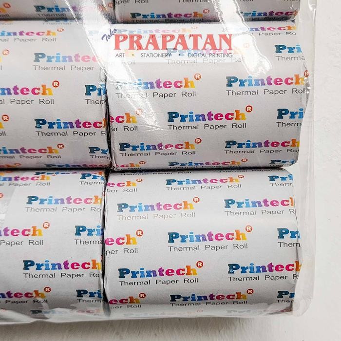 

Printech Thermal Paper Roll 57X50 | Kertas Termal Kasir