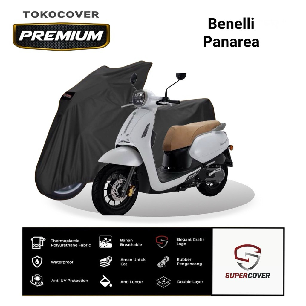 Sarung Motor Sepeda Listrik Benelli Panarea Super Cover Motor