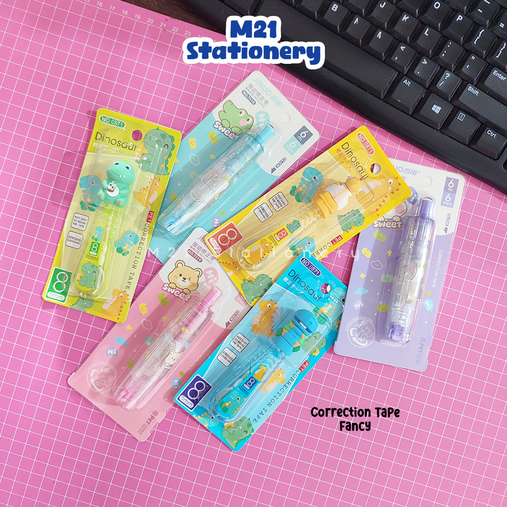 

(1 PCS) TIPEX CORRECTION TAPE FANCY LUCU MURAH