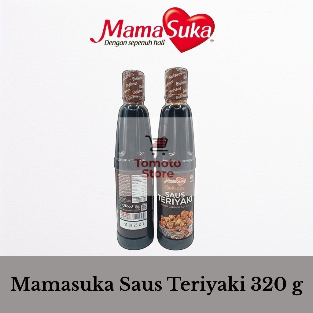 

JOSCELLY.ID MAMASUKA Delisaos Saus Teriyaki 320 gr Saus Masakan Asia / Asian Cuisine Sauce