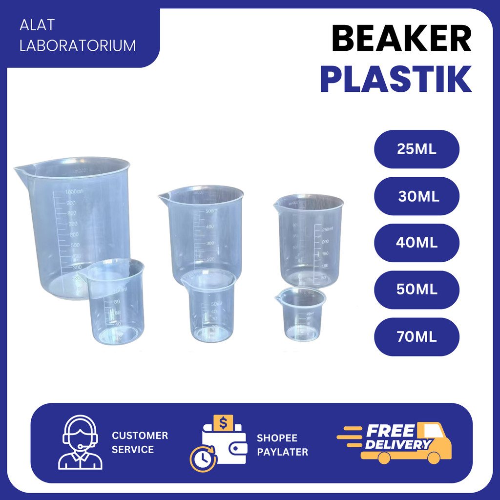 Beaker Plastik 30ml