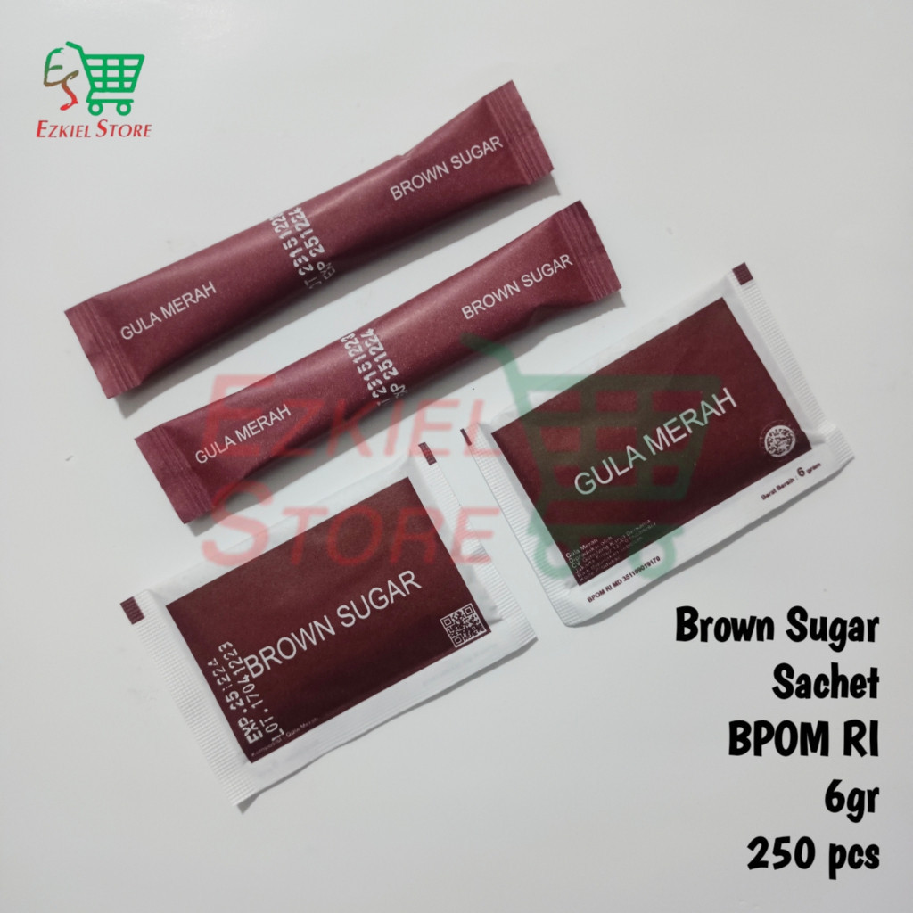 

Brown Sugar Sachet / Gula Aren isi 250 pcs ( Kotak / Batang )