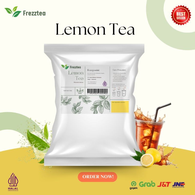 

FREZZTEA bubuk minuman Lemon Tea 1kg/Powder Lemon Tea