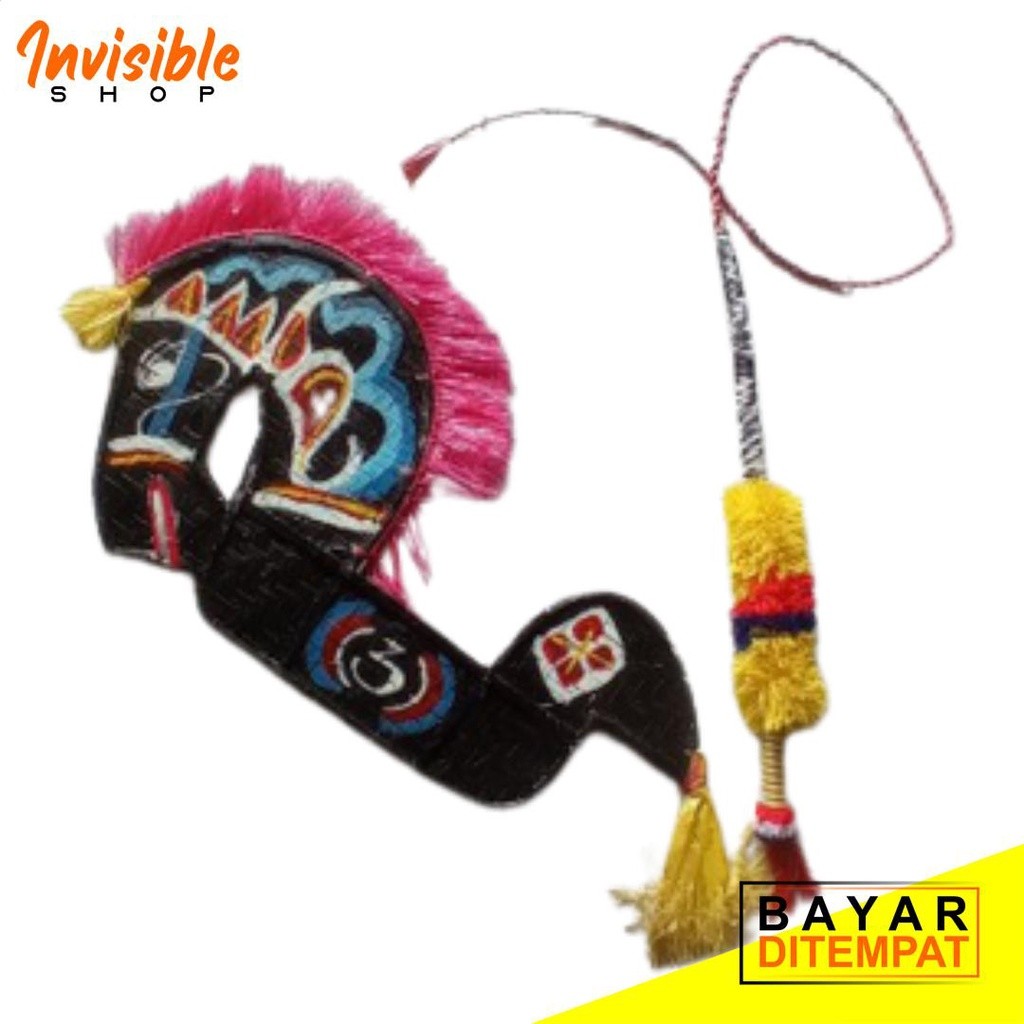 

DC___ [PAKET HEMAT !!] 1 Paket mainan anak jaranan (kudalumping) + pecut (cambuk) tinggal pakai