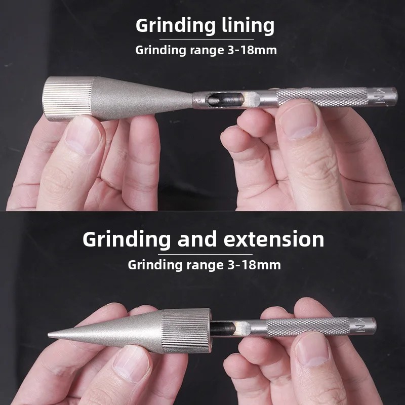 

Handmade DIY Leather Grinding Tool round Punch Hole Maker Circular Sharpening Device Craft Working Tool from China Mainland