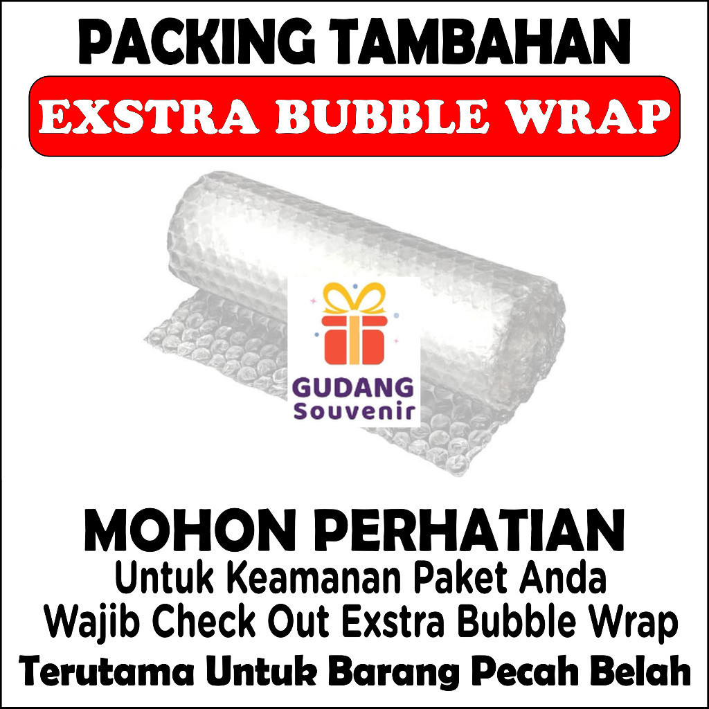 

Packing Tambahan Exstra Bubble Wrap harga murah