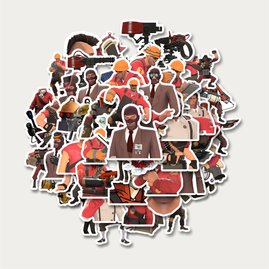 

Sticker Pack Stiker Game Series Team Fortres Character V4 | Sticker TUMBLR | Stiker LAPTOP KOPER HELM