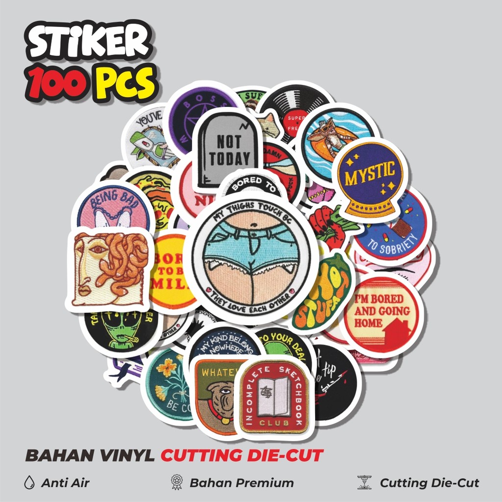 

Terbaru! 50 pcs Stiker Patch V20 Dekorasi Lucu Kreatif untuk Notebook, Skateboard, HP