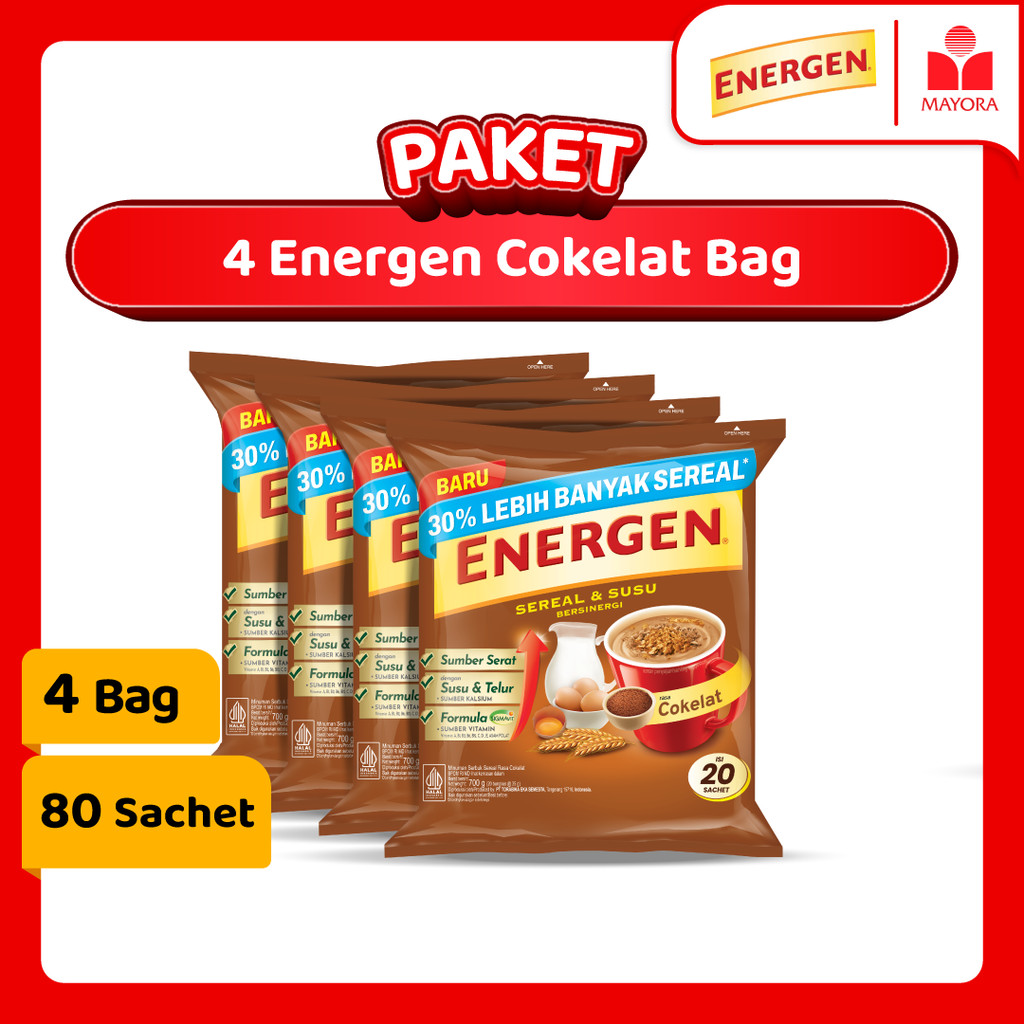 

Paket 4 Energen Cokelat Bag