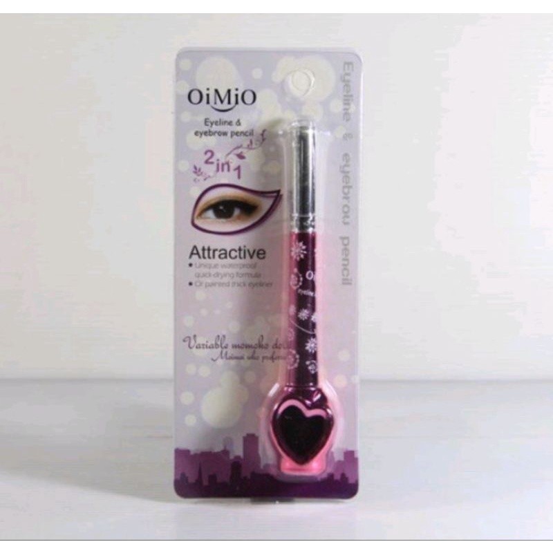 Oimio Eyeline & eyebrow pensil alis 2in1