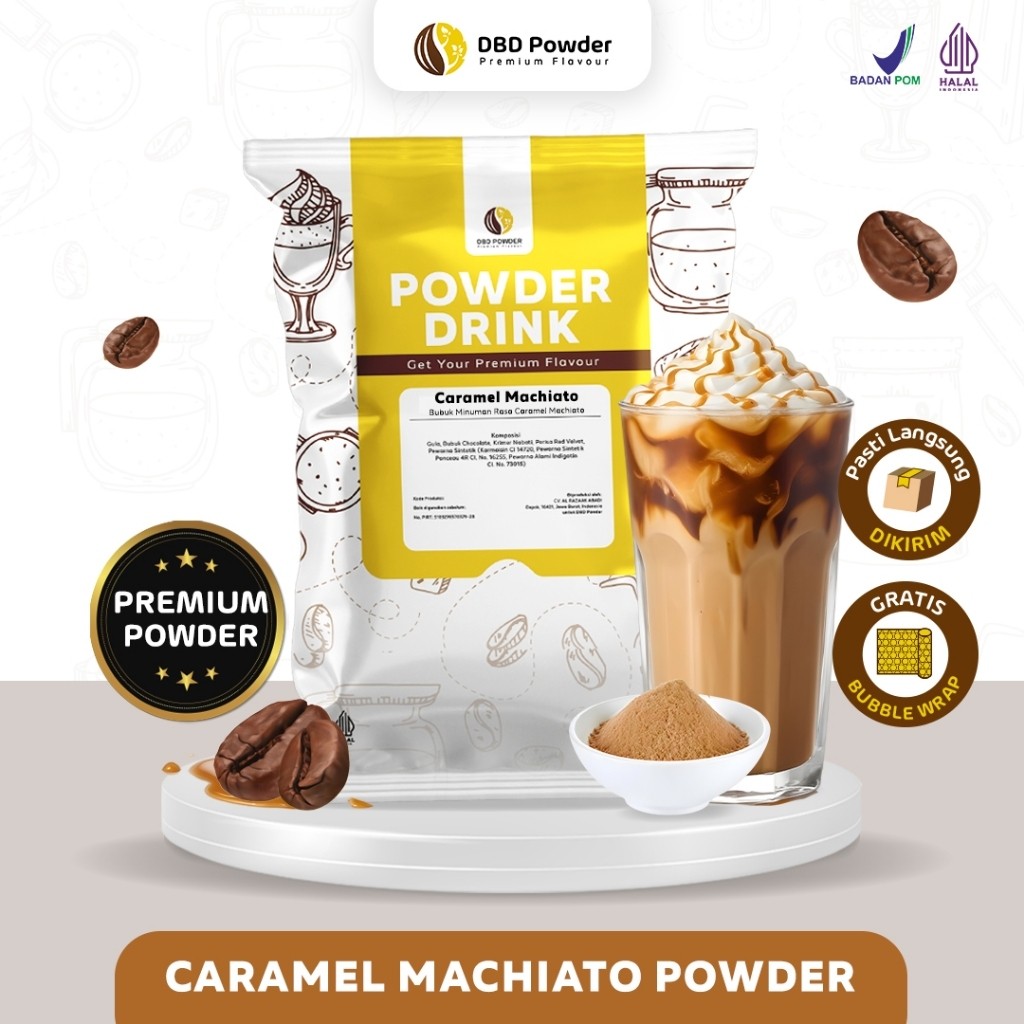 

Bubuk Minuman Kopi Caramel Machiato - Powder Coffee Caramel Macchiato