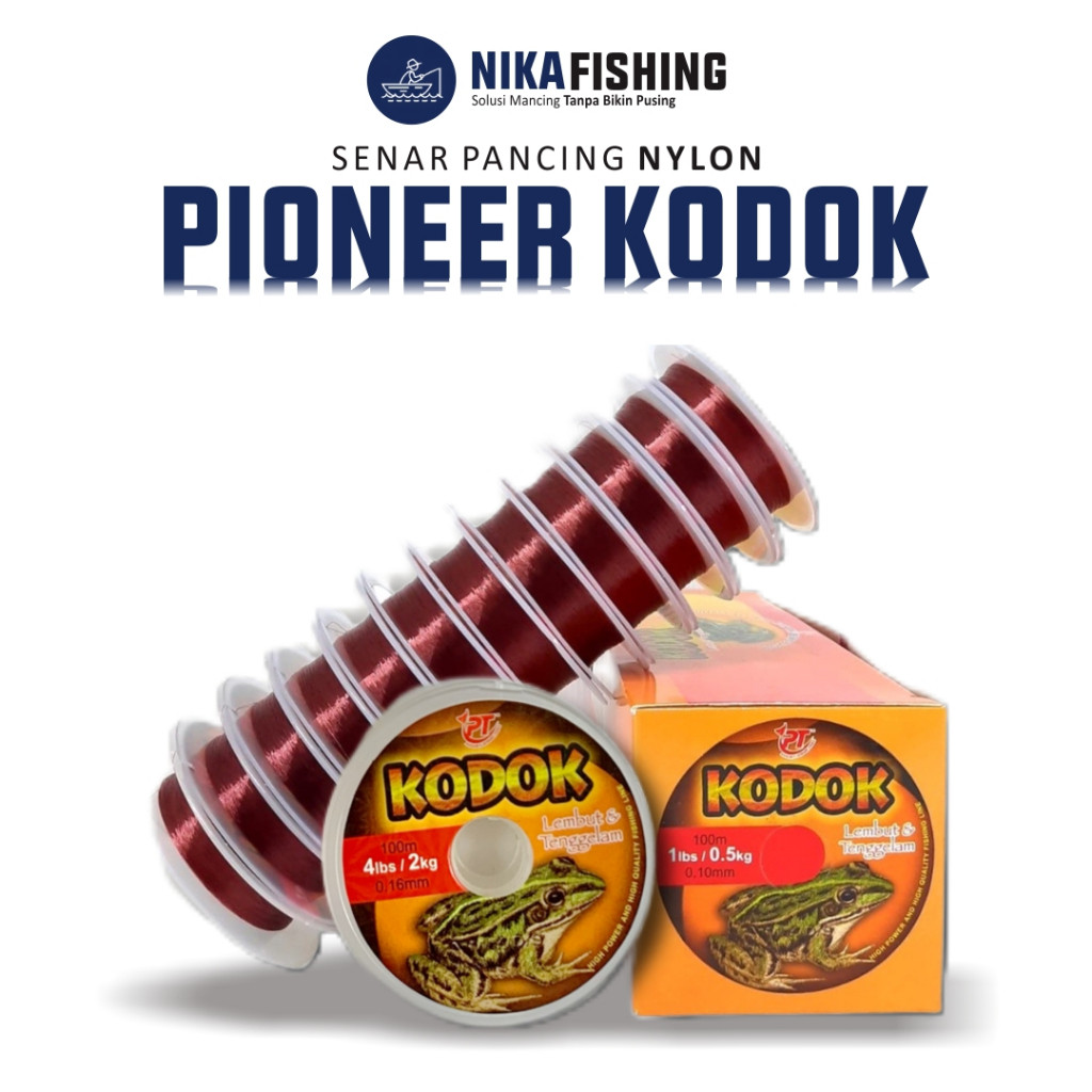 Senar Pancing Pioneer Kodok 100m Murah Mudah Tenggelam Connecting