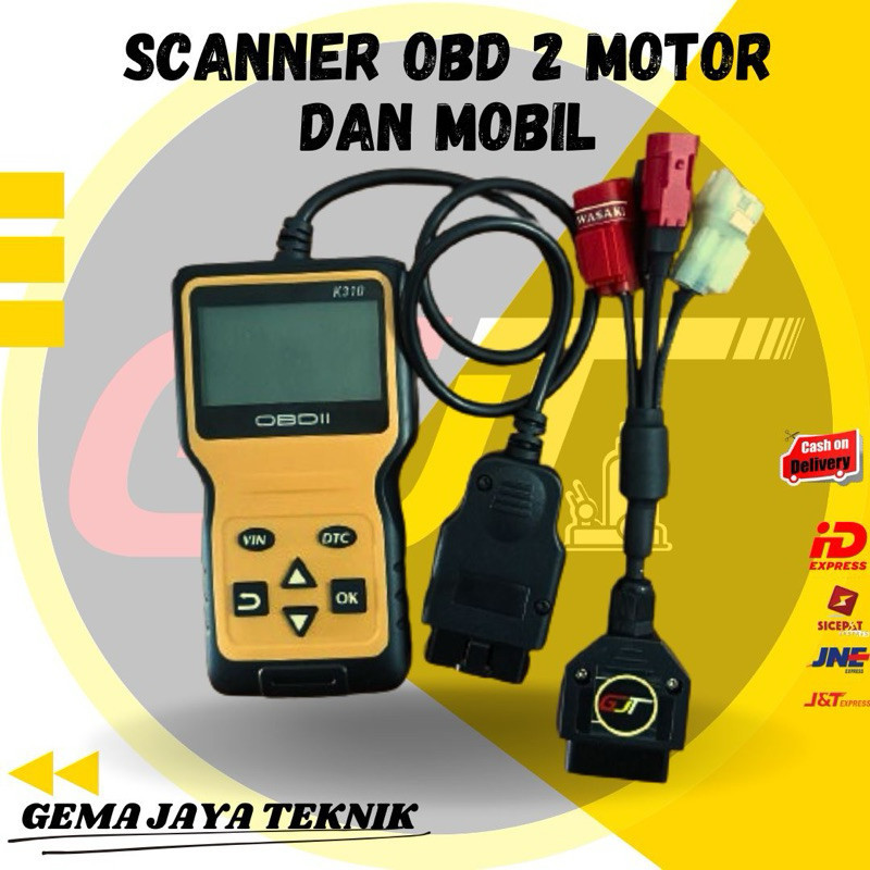 Scanner Motor Yamaha OBD II untuk motor OBD 2