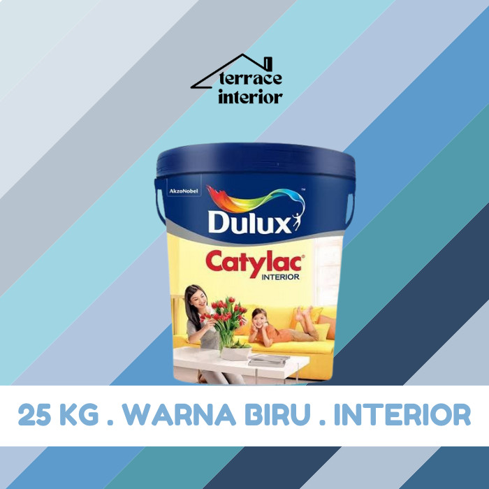 Cat Tembok Dulux Catylac Interior Warna Biru 25KG