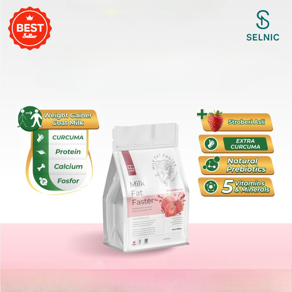 

TERMURAH Ternak Syams Milk Fat Faster Rasa Strawberry 1KG Susu Penambah Berat Badan ideal kenaikan tinggi nutrisi gizi protein kalori rendah gula kolestrol suplement weight gain booster rendah