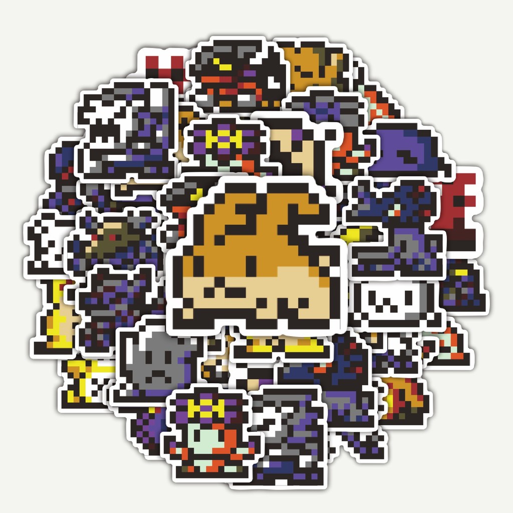 

Sticker Pack Stiker Pixel Digimon V7 | Sticker TUMBLR | Stiker LAPTOP KOPER HELM