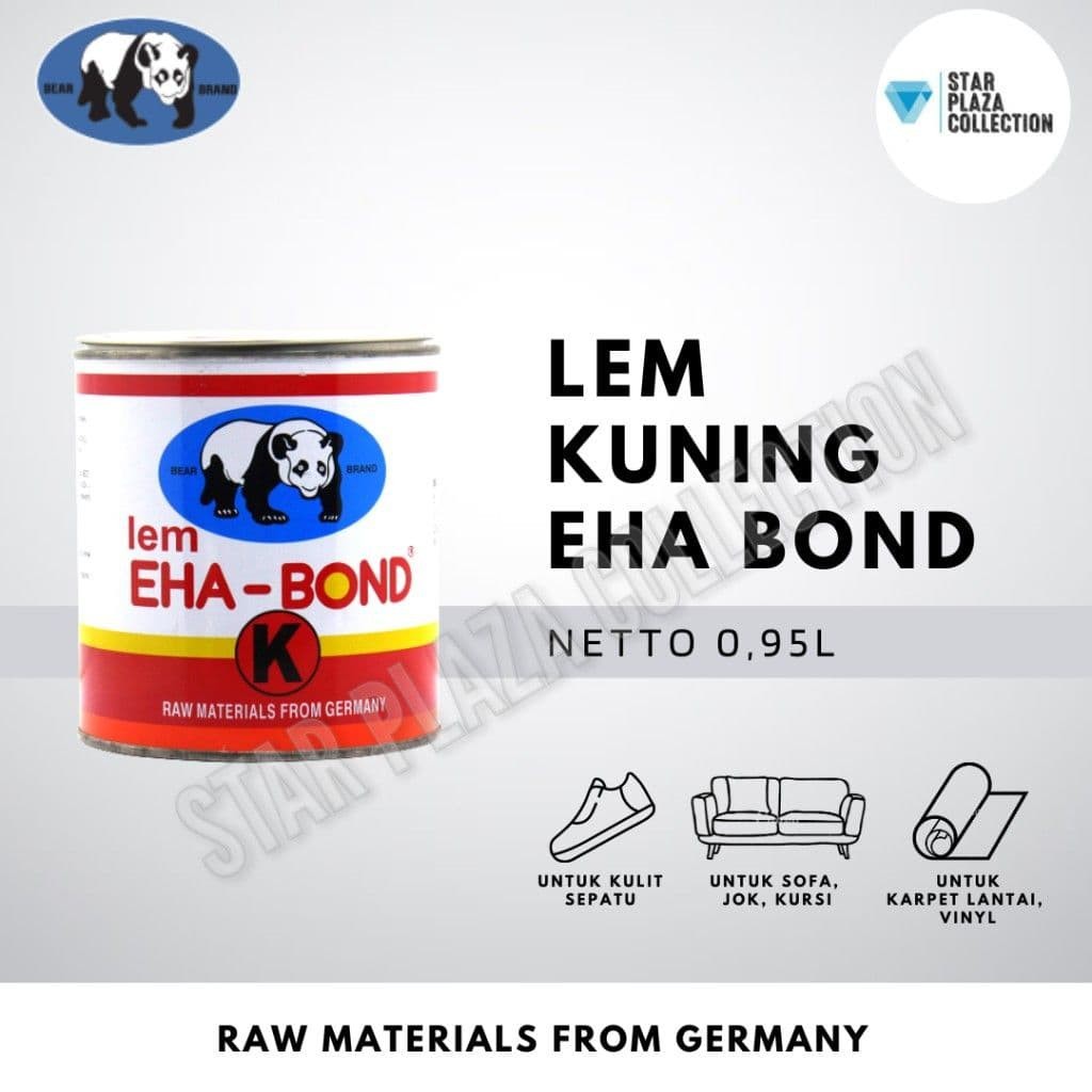

Lem Kuning Aibon Eha Bond Merah - Kiloan / 1 KG / 1 LITER (Kulit Sofa, Busa, Karet, Karpet, Sepatu)