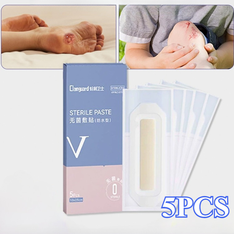 Perban Luka Bekas Luka Operasi 5Pcs Plester Luka Transparan Tahan Air