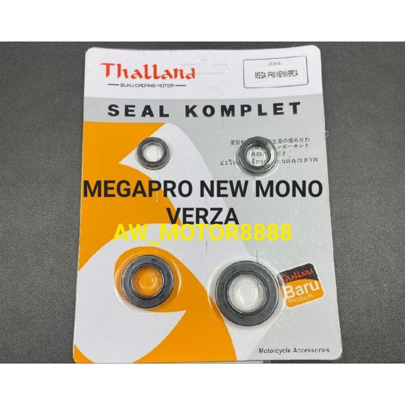 SEAL SIL MESIN KOMPLIT SET MEGAPRO MONO NEW / VERZA SEAL SIL KIT MESIN (THALLAND)