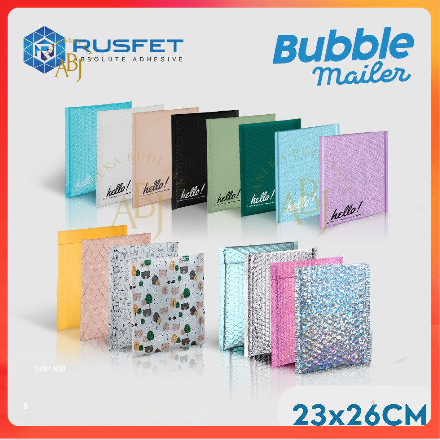 

Amplop Bubble - Bubble Mailer Rusfet 23cm x 26cm -